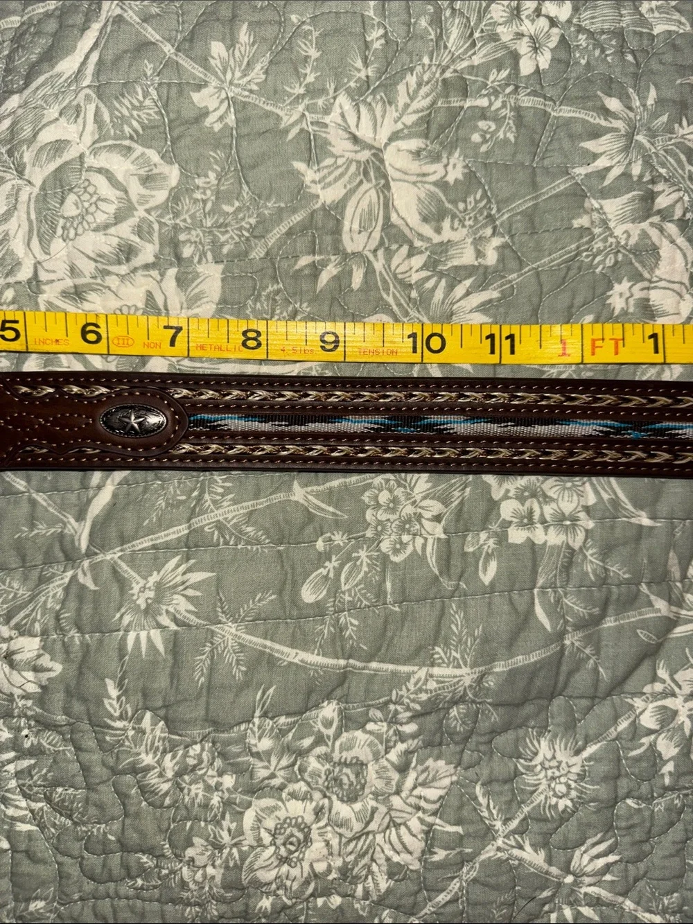 Cody James Leather Belt with Little Buckaroo Large Buckle